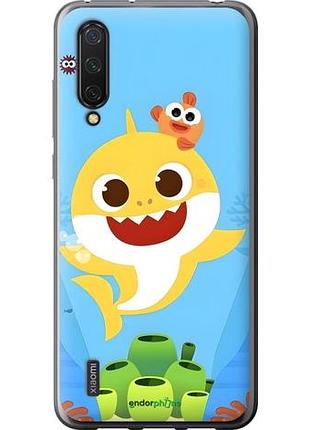 Чехол на xiaomi mi cc9 бейби шарк