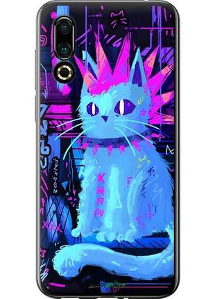 Чехол на meizu 16s кот панк