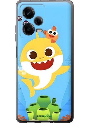 Чехол на xiaomi redmi note 12 pro 5g бейби шарк сяоми редми ноут 12 про 5г
