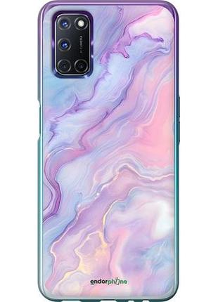 Чехол на oppo a72 нежный мрамор