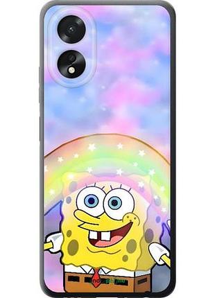 Чехол на oppo a38 4g спанч боб, sponge bob оппо а38 4г