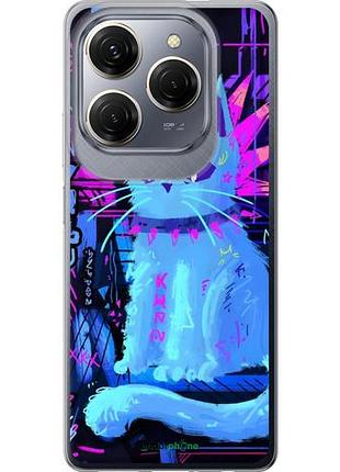 Чехол на tecno spark 20 pro кот панк текно спарк 20 про