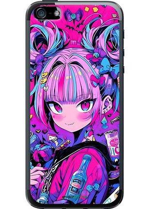 Чехол на iphone se аниме милаха
