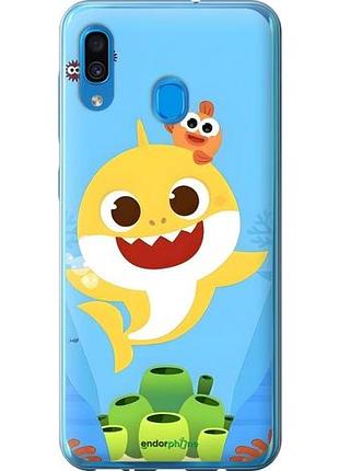 Чехол на samsung galaxy a30 2019 a305f бейби шарк самсунг а30 2019 а305ф