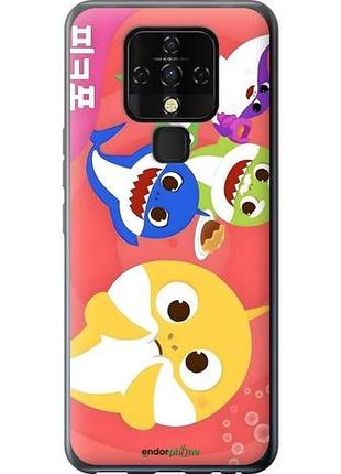 Чехол на tecno camon 16 se ce7j бейби шаркс