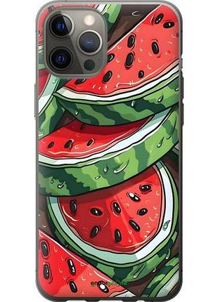 Чехол на iphone 12 pro max арбуз айфон 12 про макс