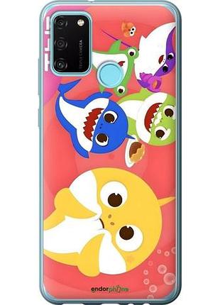 Чехол на huawei honor 9a бейби шаркс хуавей хонор 9а