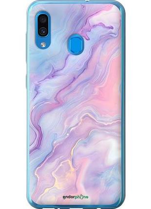 Чехол на samsung galaxy a30 2019 a305f нежный мрамор самсунг а30 2019 а305ф