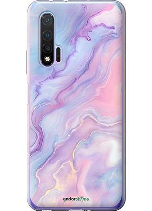 Чехол на huawei nova 6 нежный мрамор хуавей нова 6