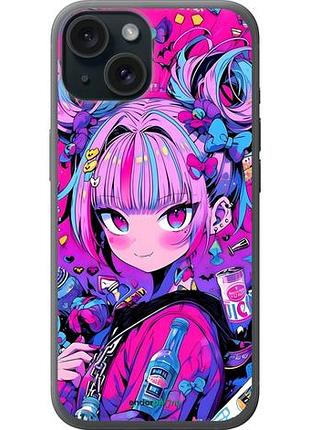 Чехол на iphone 15 аниме милаха айфон 15