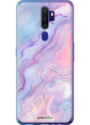 Чехол на oppo a5 2020 нежный мрамор оппо а5 2020