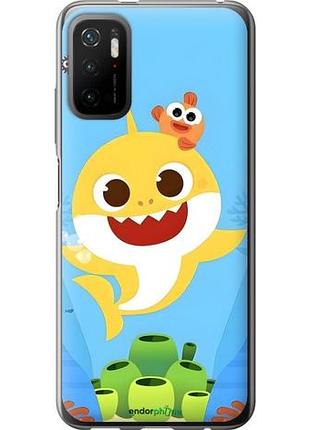 Чохол на xiaomi redmi note 10t бейбі шарк