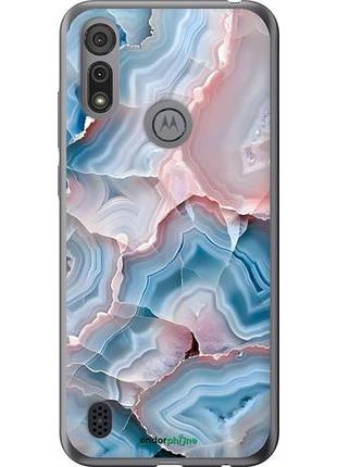 Чехол на motorola e6s мрамор моторола е6с