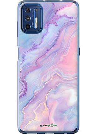 Чехол на motorola g9 plus нежный мрамор моторола г9 плюс