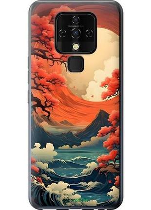 Чехол на tecno camon 16 se ce7j природа японии текно камон 16 се се7j