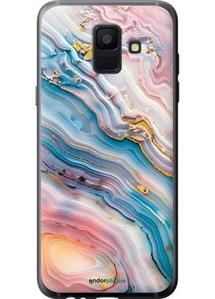 Чехол на samsung galaxy a6 2018 мрамор красивый самсунг а6 2018