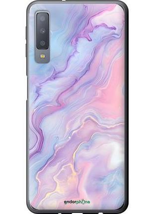 Чехол на samsung galaxy a7 (2018) a750f нежный мрамор самсунг а7 (2018) а750ф