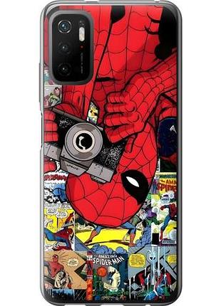 Чехол на xiaomi redmi note 10 5g человек паук, spiderman 2 сяоми редми ноут 10 5г 2