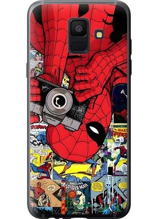 Чехол на samsung galaxy a6 2018 человек паук, spiderman 2 самсунг а6 2018 2