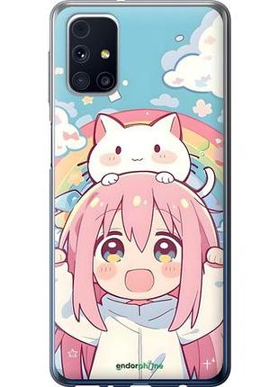 Чохол на samsung galaxy m31s m317f дівчинка аніме веселка