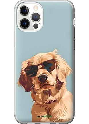 Чохол на iphone 12 pro пес в окулярах