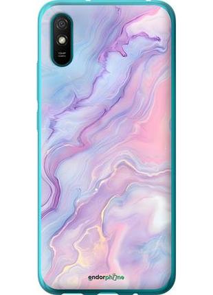 Чехол на xiaomi redmi 9a нежный мрамор сяоми редми 9а