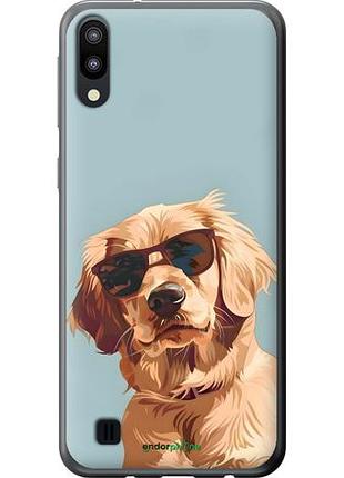 Чехол на samsung galaxy m10 пес в очках самсунг м10