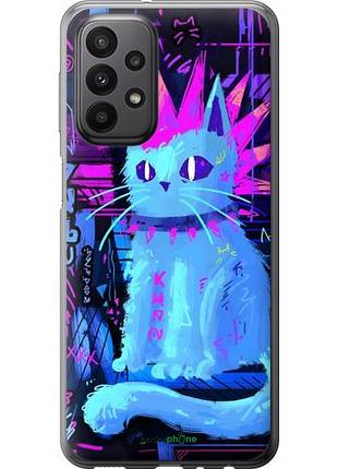 Чехол на samsung galaxy a23 a235f кот панк самсунг а23 а235ф