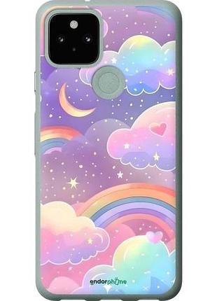 Чохол на google pixel 5 хмари та веселка "6312u-2044-51027"