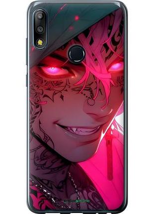Чехол на asus zenfone max pro m2 zb631kl аниме демон 3 асус зенфон макс про м2 зетб631кл3