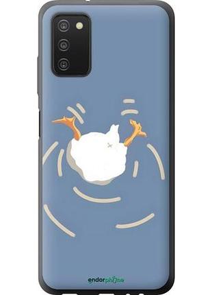 Чехол на samsung galaxy a03s a037f смешная утка, гусь самсунг а03с а037ф