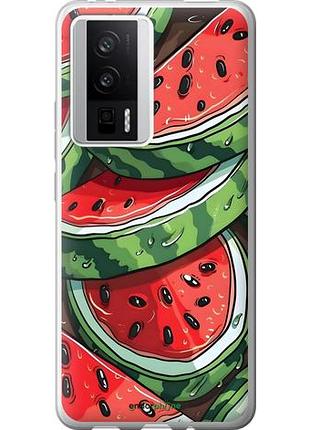 Чехол на xiaomi redmi k60 арбуз сяоми редми к60