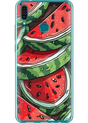 Чехол на huawei y9 2019 арбуз хуавей у9 2019