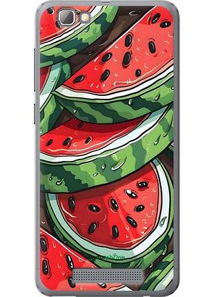Чехол на zte a610 арбуз зте а610