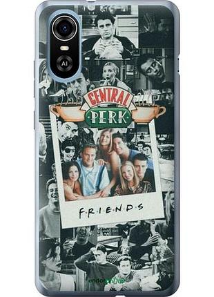Чехол на zte blade a31 plus друзья friends зте блейд а31 плюс