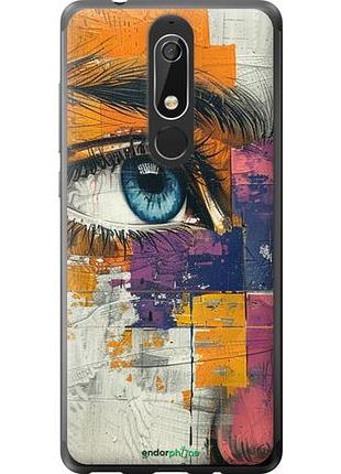Чехол на nokia 5.1 цветная фреска "6032u-1529-10746"