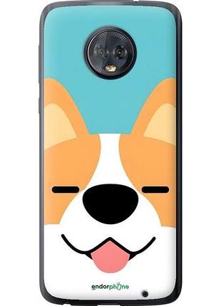 Чехол на motorola moto g6 plus корги