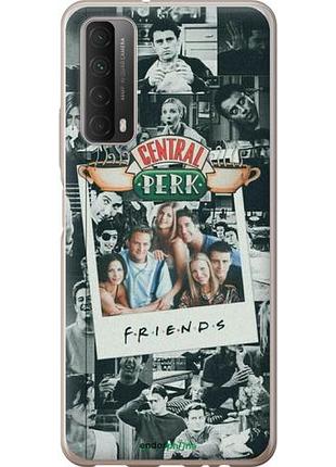 Чехол на huawei p smart 2021 друзья friends хуавей п смарт 2021