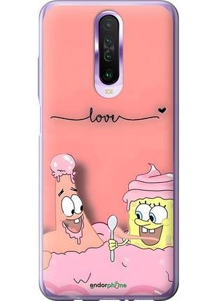 Чехол на xiaomi redmi k30 спанч боб, sponge bob сяоми редми к30