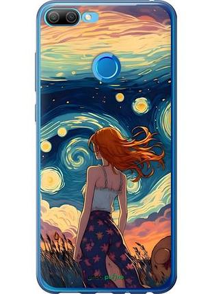 Чохол на huawei honor 9i дівчина арт