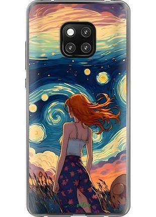 Чехол на huawei mate 20 pro девушка арт хуавей мейт 20 про