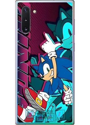Чехол на samsung galaxy note 10 соник sonic самсунг ноут 10