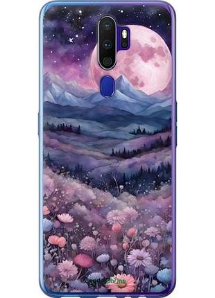 Чехол на oppo a5 2020 ночь луна арт оппо а5 2020