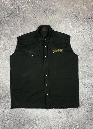 Bullet for my valentine vest shirt sleeveless black cotton thrash metal band l size