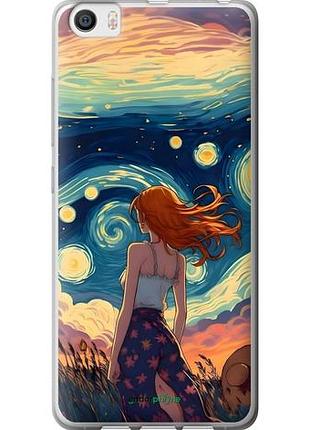 Чохол на xiaomi mi5 дівчина арт