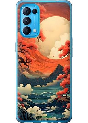 Чехол на oppo find x3 lite природа японии оппо файнд х3 лайт