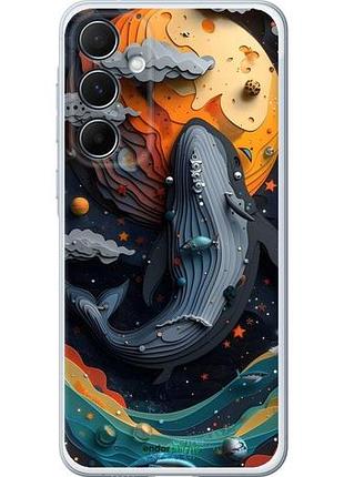 Чехол на samsung galaxy a55 кит в космосе самсунг а55