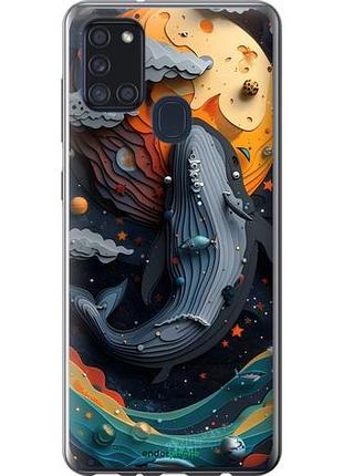 Чохол на samsung galaxy a21s a217f кит у космосі