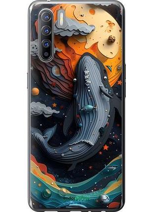 Чехол на oppo reno 3 кит в космосе оппо рено 3