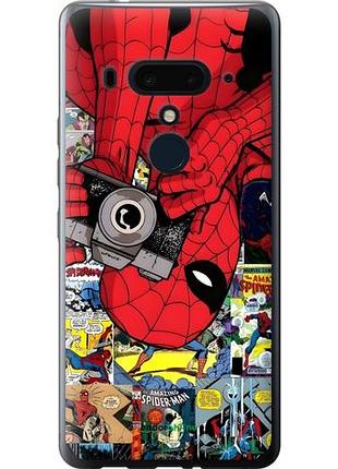 Чехол на htc u12 plus человек паук, spiderman 2 хтс у12 плюс 2